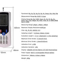 Pro Grade Heavy Duty Handheld Roughness Tester Profilometer With 20 Plus Hours Battery Life displayed with specifications