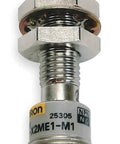 Inductive Proximity Sensor NO NPN 2mm Sensing Range 10V To 40V DC 4 Pin Connector Beefy Metal Housing Built Tough For Factory Automation And Conveyor Lines Durable Industrial Sensor.