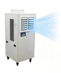 Boss Grade Portable Industrial Chiller Serving Real Cold With 20400 Btu H Cooling Power And Huge 3600 Cubic Meter Airflow Built Tough For Any Workshop Floor blowing cool air in a workshop.