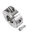 Four Pack Five Eighth Inch Split Clamp-On Shaft Collars With One And Five Sixteenths Inch Outer Diameter And Seven Sixteenths Inch Width 304 Stainless Steel Set Screw Style Pro Grade Axle Collars For Positioning Spacers Stops And Bearings