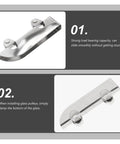 Smooth Rolling Drawer Slides 12 Pack Bearing Rails For Cabinets And Glass Doors with stainless steel ball bearing pulleys