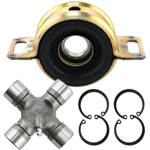 Toyota Tacoma Drive Shaft Center Support Bearing and U Joint Kit Fit 2005 Through 2015 2WD 4WD built tough for smooth ride