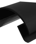 Close-up of black plastic corner guard from Four Pack Soccer Table Corner Protectors And Edge Guards For Foosball Tables Easy Install