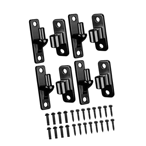 4 Pack Outdoor Gate Hinges Stainless Steel Heavy Duty For Farm Garden Wood Gates Easy Install DIY Friendly With Screws Included