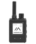 Heavy Duty Long Range LoRa Transceiver With Integrated Gps And Esp32S3 Chip Features 1Point54Inch Electronic Paper Display in black with antenna.