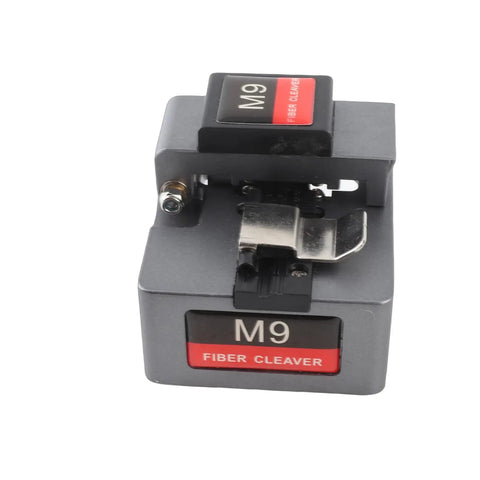 Heavy Duty Optical Fiber Cleaver Machine With Tungsten Steel Blade For High Precision Cable Cutting, showing compact design and automatic knife return.