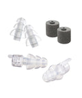 High-Fidelity Earplugs Set With Up To 20 dB Hearing Protection, Reusable, Includes Large Clear Ear Tips, Foam Tips, and Neck Cord