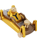Heavy Duty Low Angle Hand Plane With Solid Aluminum Body For Butter Smooth Planing And Razor Crisp Chamfering Adjustable Cutting Angles close-up view