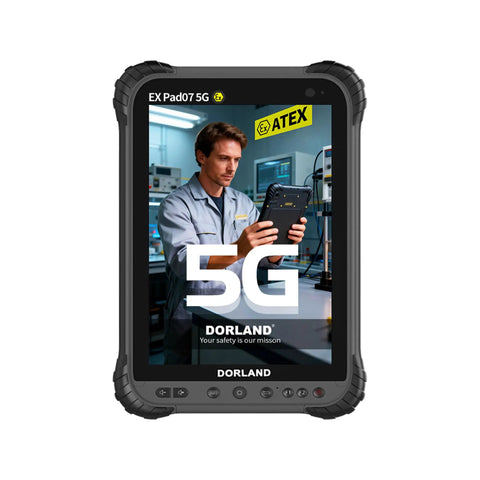 Heavy Duty ATEX Explosion Proof Industrial Tablet Built Badass Tough For Hazardous Zone Work Features IP67 Rugged Design 8 Inch FHD Screen