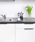 10 Pack Matte Black Aluminum Alloy Finger Pulls For Kitchen Cabinets And Dresser Drawers Edge Handles Concealed Mount