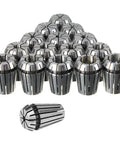 High Precision ER25 Spring Collet Chuck for CNC Milling Tool Holder and Engraving Machine Spindle, metal collets display