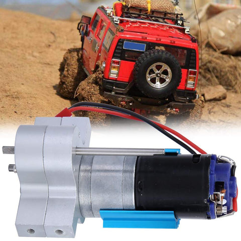 CNC Machined Gearbox Speed Change For RC Cars With 370 Brush Motor For WPL C14 C24 B14 B24 B16 B36 RC Cars Easy Install