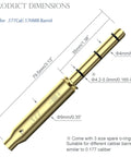 Red Laser Boresighter For 177 Cal Bore Sight Laser For Hunting, Easy Fit And Pinpoint Accuracy product dimensions