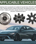 2 Pack Flexible Steering Couplers Replacement For Hyundai Sonata Elantra Santa Fe Azera Optima Auto Repair Tool Kit in use