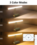 900 Lumen Dimmable LED Picture Light With Dual Arm Mount, 4 Color Modes Plus UV 395nm, showing color temperatures and remote control