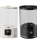 Portable Cordless Washing Machine For Socks And Delicates 3000Mah Battery compact mini scrubber in white and black designs.