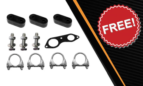 GMC K1500 1996 1997 1998 1999 5.7L Exhaust H Pipe Muffler Tail Pipe Assembly Stainless Steel kit with clamps and gaskets