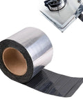 Self Adhesive Asphalt Sealer Tape For Waterproof Crack Repair, showing roll with aluminum backing and adhesive surface.