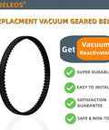 Brush Roller Replacement Kit For Navigator Upright Vacuums NV Series NV350 NV351 NV352 NV355 NV356 NV356E with belts