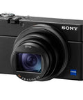 RX100 VII Premium Compact Camera Bundle With Pro Features On The Go Includes Triple Battery Pack, 64GB Card, Case, and Kit