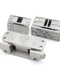 Beefy Stainless Steel Corner Hinge For Cold Storage Doors Heavy Duty 180 Degree Pivot HT074 Model 1 Piece Leaf Hinge Built For Industrial Fridges And Freezers, SUS304