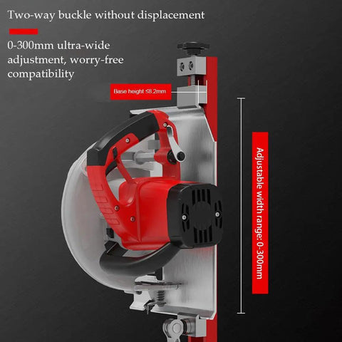 Adjustable Cutting Ruler For 4 To 6 Inch Saw Marble Tile Cutter with Aluminum Alloy Base Guide and dual locking clamp