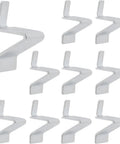 Heavy Duty Steel Shelf Clips For Cabinets And Bookshelves Adjustable Brackets To Secure Shelves Firmly Wobble Free Under Heavy Loads