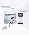 Silicone Wrist Bottle With Hand Strap For Ultra Portable Hydration On The Go, Perfect For Running Cycling Yoga And Fitness packaging