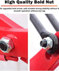 Beater Proof Heavy Duty Stone Lifting Clamp For Granite Slabs And Concrete Blocks Adjustable Rock Carrier Tongs nut detail close-up