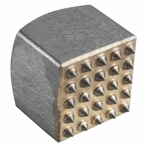 Heavy-Duty 2 In By 2 In Square 25-Tooth Carbide Bushing Head For SDS-Max Demolition Hammers, Built For Workhorse Performance With Tamper Plate Shanks HS1927 And HS1827, Steel Construction, close-up view