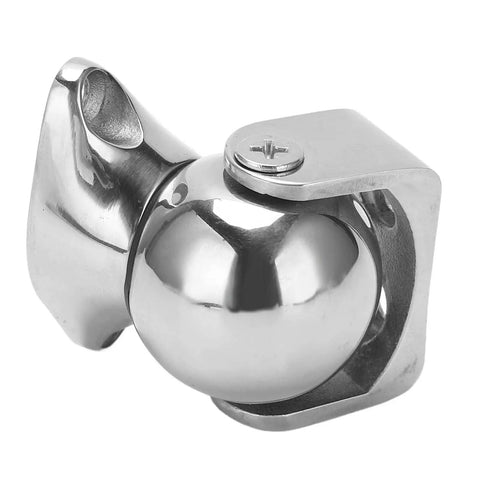 Front view of a Magnetic Door Stopper With Rotating Head 316 Stainless Steel Door Holder Adjustable 8 Lbs Holding Power