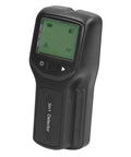 Thonlai 5 in 1 Stud Finder Multifunctional Wall Scanner for Wood and Metal Detection with LCD Display and Sensitive Sensor Suitable for All Wall Types (Black) showing LCD screen and buttons.