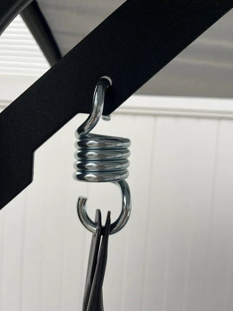 Heavy Duty Hammock Chair Spring 1100Lbs 4 Inch Hook For Porch Swing Outdoor Patio Premium Stainless Steel Suspension System