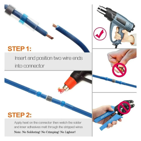Check Out This Awesome 180 Piece Butt Wire Connector Terminal Kit With Heat Shrink Solder Seal Sleeves Perfect For Heavy Duty Splicing Automotive And Marine Electrical Cable Projects That Hold Up Tough Like A Boss.