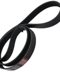 Heavy Duty Auceramic Serpentine Drive Belt Fits Honda CR-V 2.4L and Acura Tsx 2004 2009, black rubber with ribbed design for engine performance.
