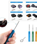 Pin Removal Tool Kit For Weather Pack And Metri Pack Automotive Connectors, Includes 1.5mm Removal Tool And DRK 785084