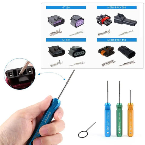 Pin Removal Tool Kit For Weather Pack And Metri Pack Automotive Connectors, Includes 1.5mm Removal Tool And DRK 785084