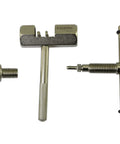 Stainless steel Bike Chain Breaker And Pin Splitter Tool For MTB And Road Bikes, showing screw type chain rivet extractor components.