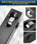 Close-up of built-in high-hardness bearing steel balls in the Insanely Smooth Mini Lathe Burnishing Tool for improved stability.