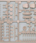 One Seven Hundred Scale WWII US Navy Ship Equipment Set 2 for Plastic Model Kits detailed parts on sprue frame