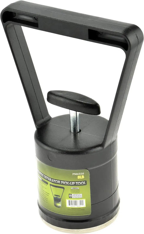 Magnetic Pick Up Tool With Quick Release 8 Pound Capacity Rubberized Grip Handle Perfect For Metal Shavings And Ferrous Debris Retrieval In Shops Garages And On The Shop Floor PM6550