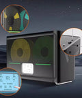 Kickass Smart 3D Printer Filament Dry Box Holds Four Spools with intelligent humidity control and touchscreen interface.