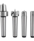 Kick Start Your Woodworking Game With This Heavy Duty Mt2 Spur Live Center Set, precision turning tools made of high carbon steel.