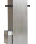 Automatic deep fryer oil filter with 304 stainless steel body, 520mm tall for cleaning fry oil, ideal for busy restaurants.