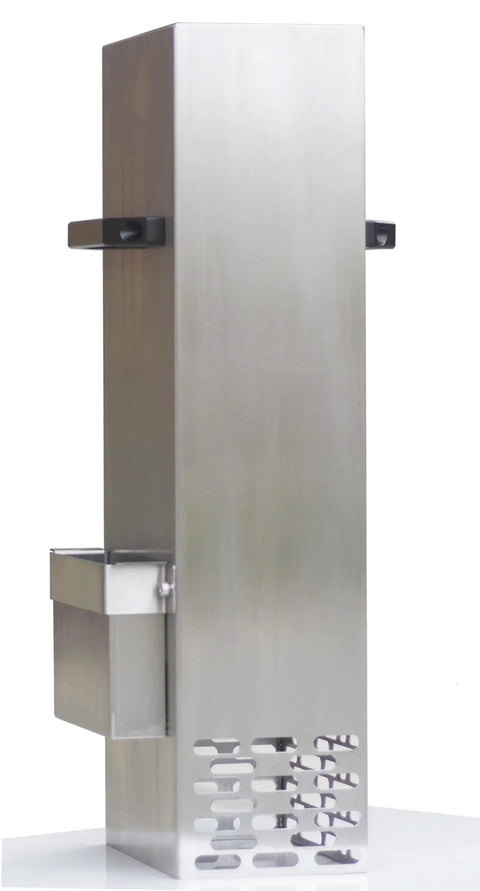 Automatic deep fryer oil filter with 304 stainless steel body, 520mm tall for cleaning fry oil, ideal for busy restaurants.