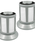 Two Pack Replacement Filters For Zing Canister Vacuum Cleaners 2156A 1665 16652 1665W Fits Part 1613056 Washable Reusable
