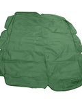Outdoor Patio Swing Cover With 210D Silver Coated Oxford Fabric, Sturdy 4 Reinforcement Straps, 142x120x18 Cm Dark Green