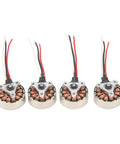 Four 1503 Brushless Motors For 4 Axis RC Planes And UAV Multicopters 7.4V Metal Body High Performance RC Aircraft Motor