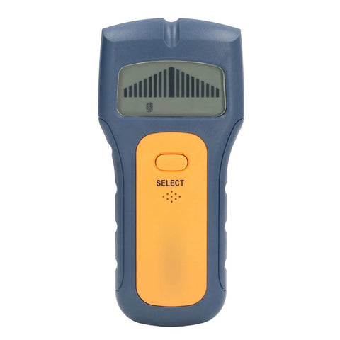 FTVOGUE Wall Scanner Sound Graphic Alarm Depth Position Detection Stud Finder with Double Alert front view showing display and buttons.