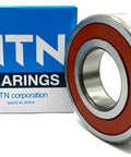 Dope 6312 LLU 5K Deep Groove Ball Bearing Rubber Sealed 60X130X31MM 2RS DDU Made In Japan next to NTN box.